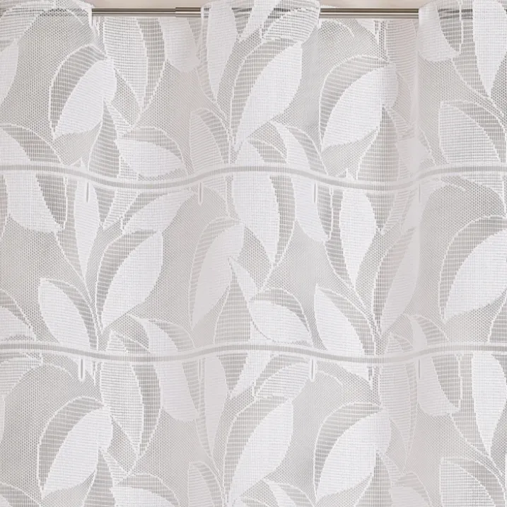 Modulable en maille à motif feuilles