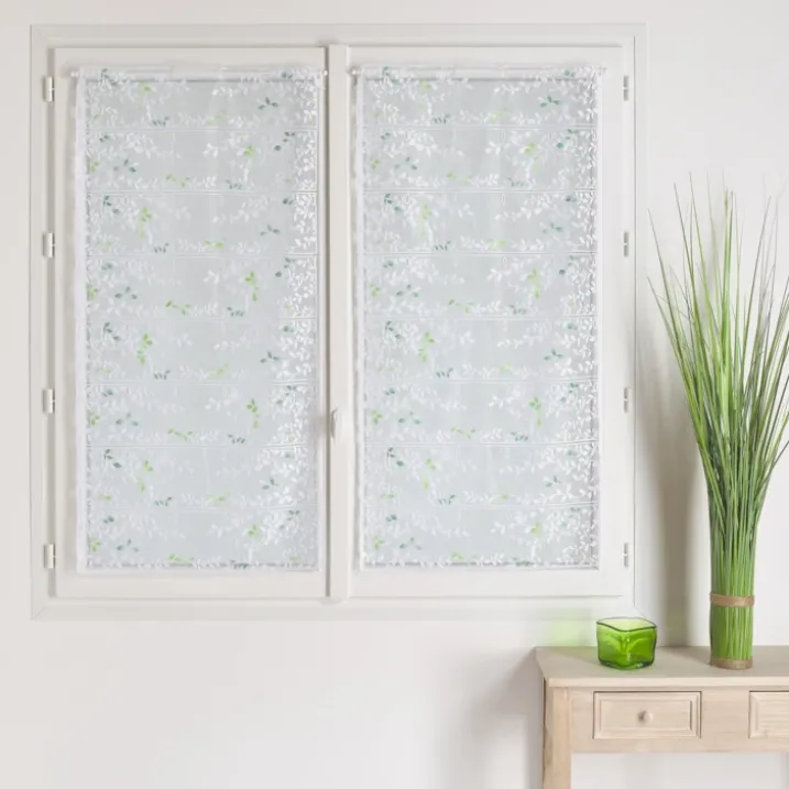 Modulable maille 100% polyester motif feuille