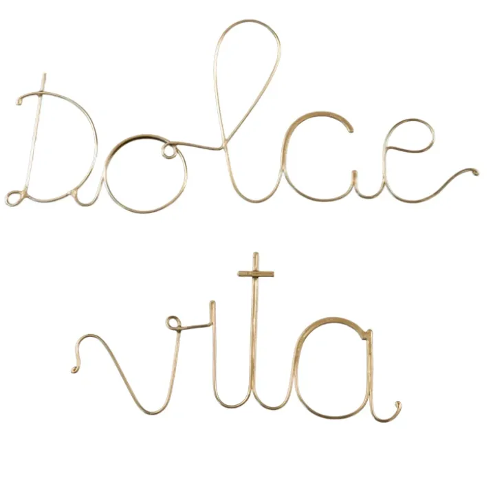 Mot fil de laiton "DOLCE VITA"