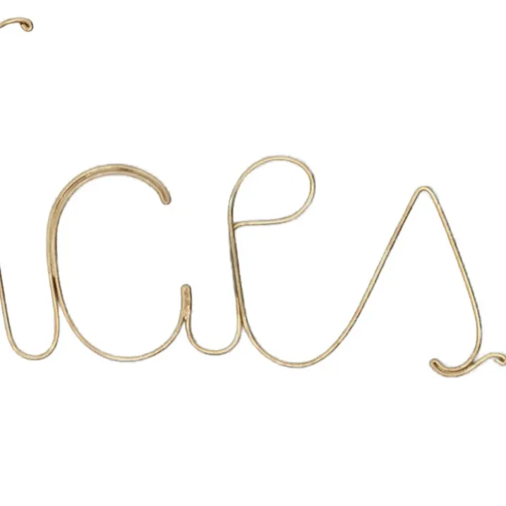 Mot fil de laiton "MAISON DE VACANCES"