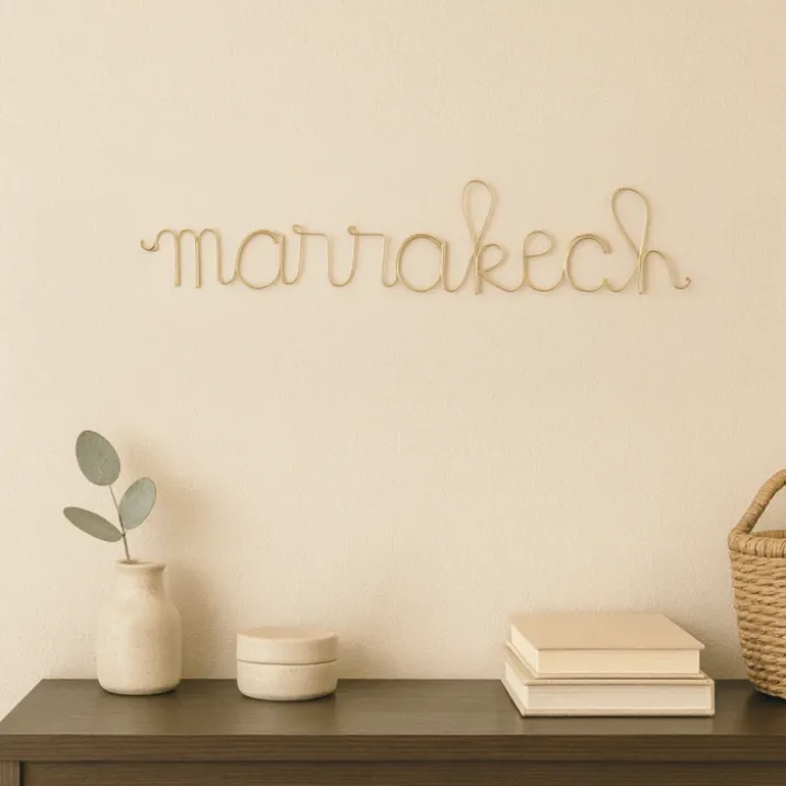 Mot fil de laiton "Marrakech"