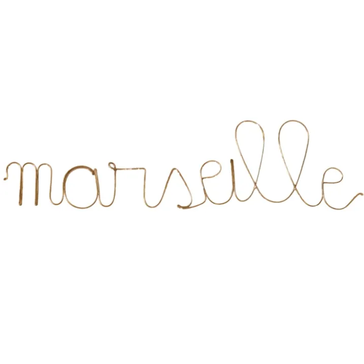Mot fil de laiton "MARSEILLE"