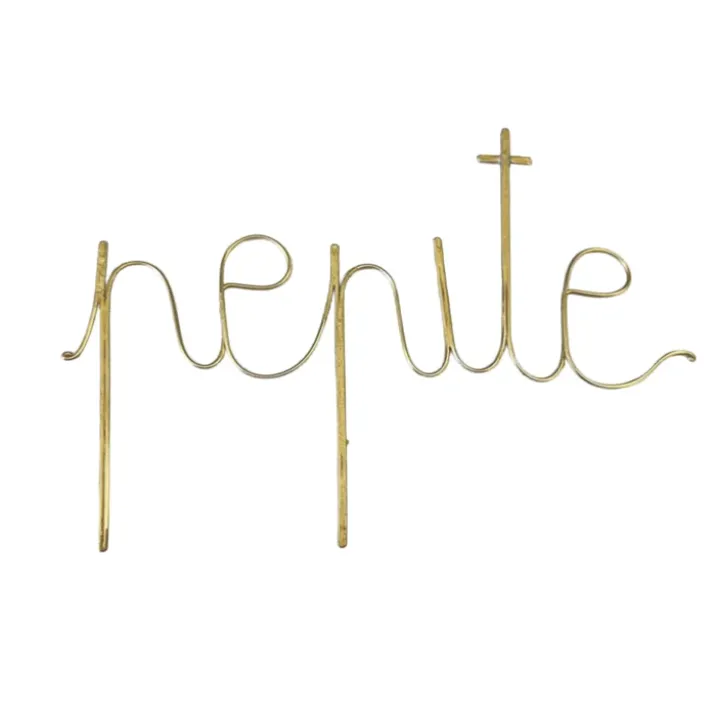 Mot fil de laiton "PÉPITE"