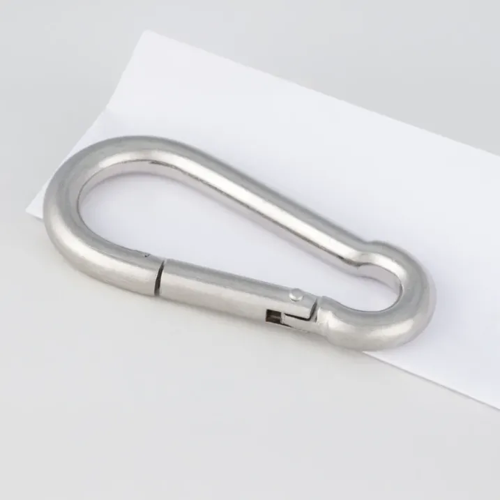 Mousqueton inox diamètre 8 mm pour fixation voile d’ombrage