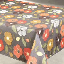 Nappe anti tache à fleurs