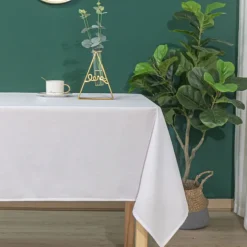Nappe anti tâches et infroissable à effet chiné