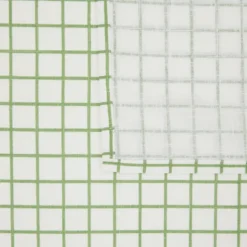 Nappe en coton carreaux traitement hydrofuge