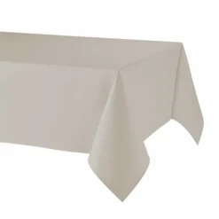 Nappe rectangulaire en lin et coton enduit anti-tache