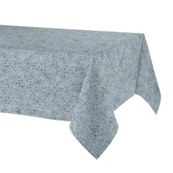Nappe rectangulaire en polycoton enduit anti-tache graphique