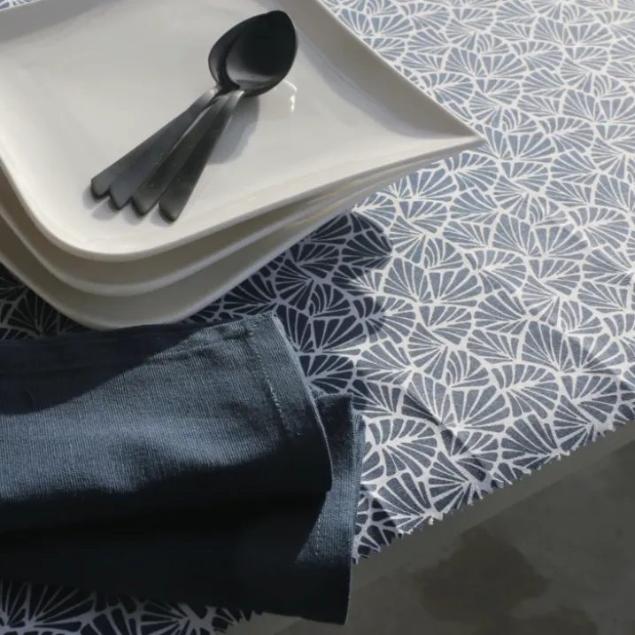 Nappe rectangulaire plastifiée 100% coton