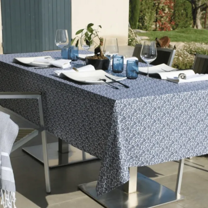 Nappe rectangulaire plastifiée 100% coton