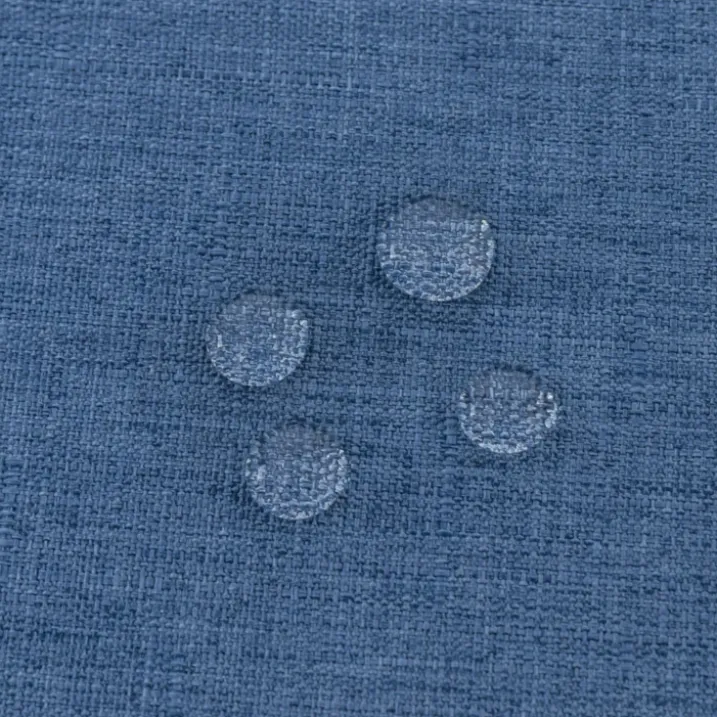 Nappe ronde infroissable et anti-tâches