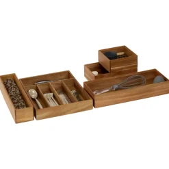 Organisateur de tiroir en bois
