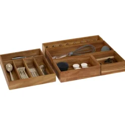 Organisateur de tiroir en bois