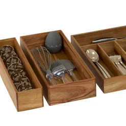 Organisateur de tiroir en bois