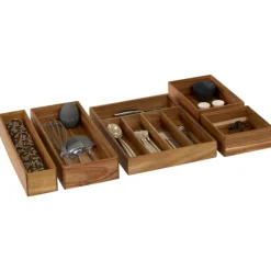 Organisateur de tiroir en bois