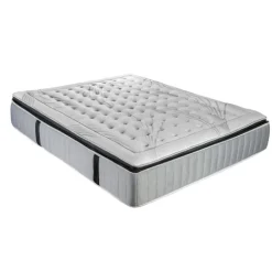 Pack à matelas à ressorts ensachés + sommier + accessoires