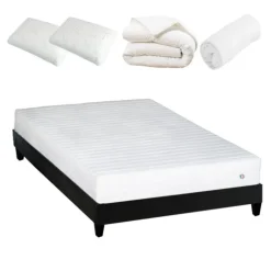 Pack prêt à dormir EGIO - sommier bois