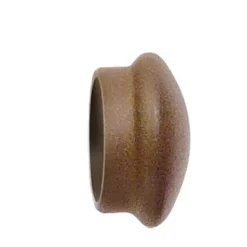 Paire d'Embouts Fer Forgé Rouille pour barre Ø 28 mm