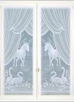 Paire de petits voilages Esprit "Equestre"