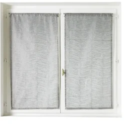 Paire de petits voilages organza uni