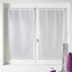 Paire de petits voilages organza uni