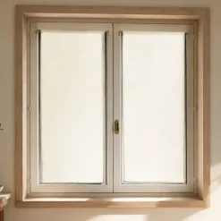 Paire de petits voilages unis légers