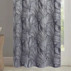Paire de rideaux jacquard tissé abstrait avec relief