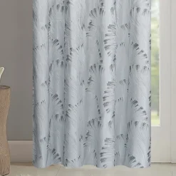 Paire de rideaux jacquard tissé abstrait avec relief