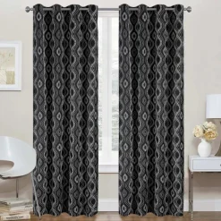 Paire de rideaux obscurcissant à motifs