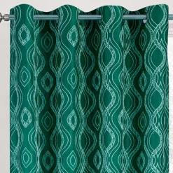Paire de rideaux obscurcissant à motifs