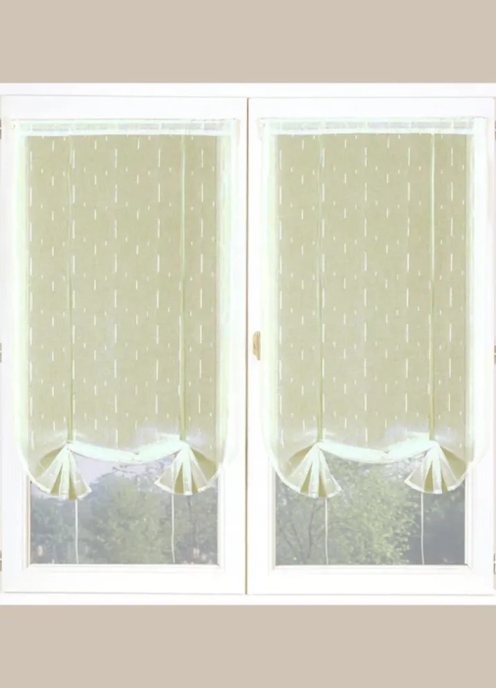 Paire de Stores Relevables en Etamine