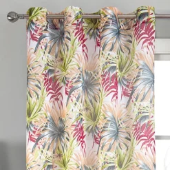 Paire de voilage au style tropical