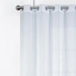 Paire de voilages à bandes verticales brillantes