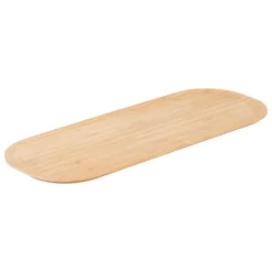 Panier de rangement avec couvercle en bambou