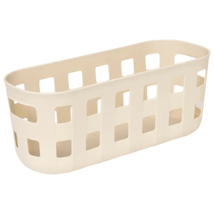 Panier de rangement avec couvercle en bambou