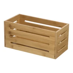 Panier de rangement en bambou naturel