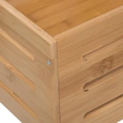 Panier de rangement en bambou naturel