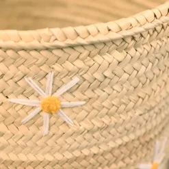 Panier de rangement marguerite