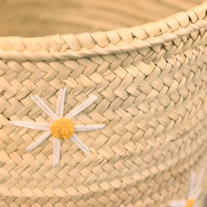Panier de rangement marguerite