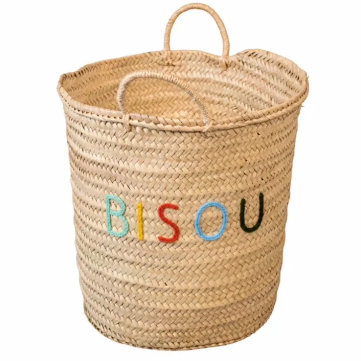 Panier de rangement multicoulor BISOU