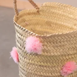 Panier de rangement à pompons