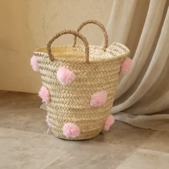 Panier de rangement à pompons
