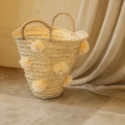 Panier de rangement à pompons
