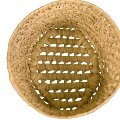 Panier de rangement rond feuilles de palmier