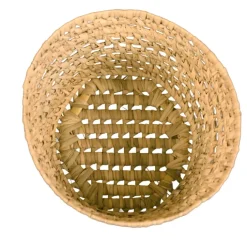 Panier de rangement rond feuilles de palmier