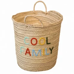 Panier de rangement tressé COOL FAMILY
