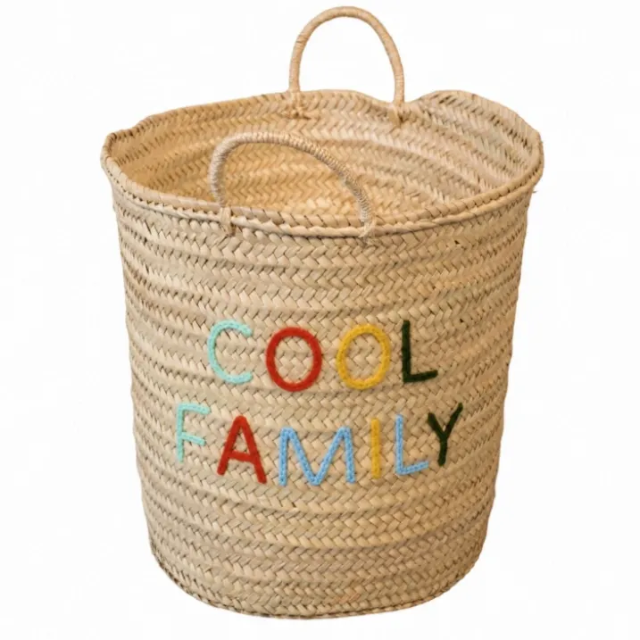 Panier de rangement tressé COOL FAMILY