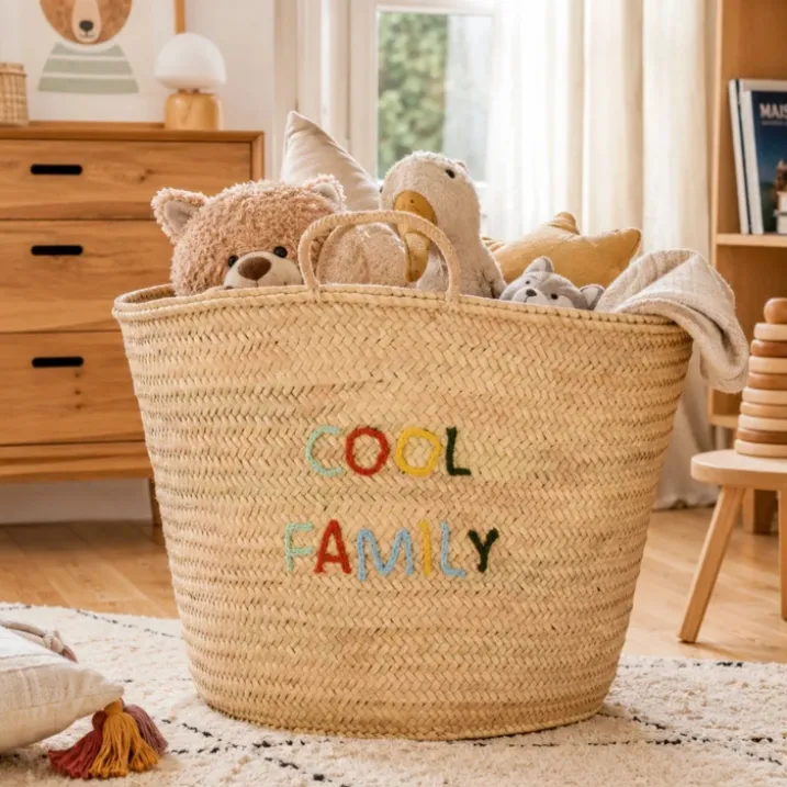 Panier de rangement tressé COOL FAMILY