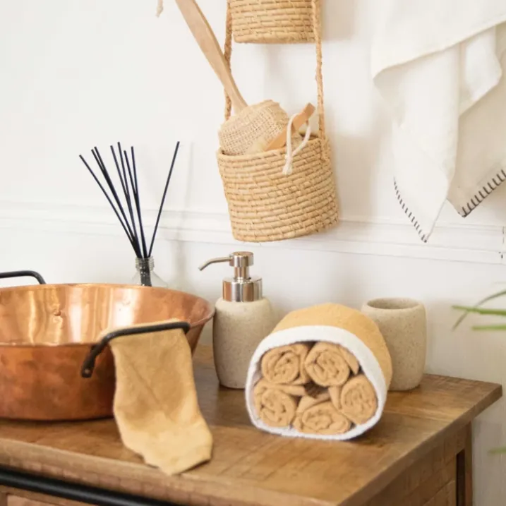 Panier invité avec serviettes